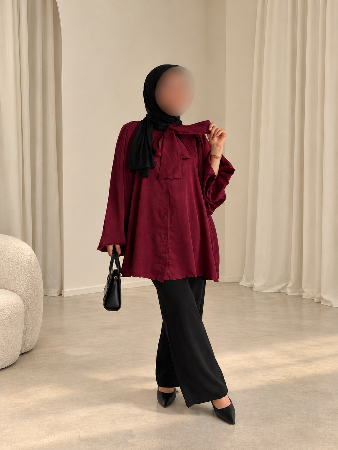 Cherry Bow Blouse